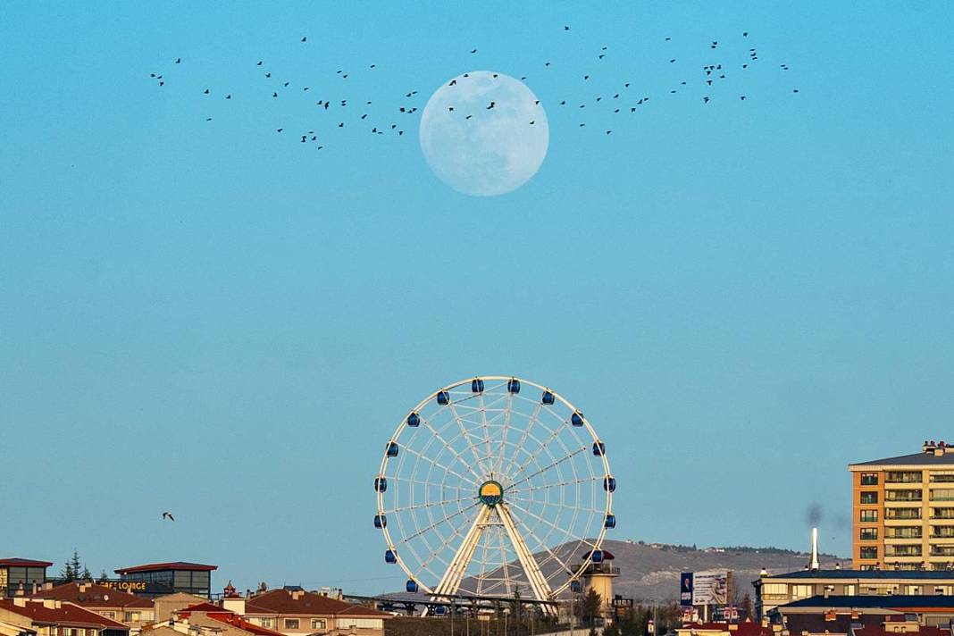 Gölbaşı sakinleri romantik gün batımının tadını doyasıya çıkardı 2